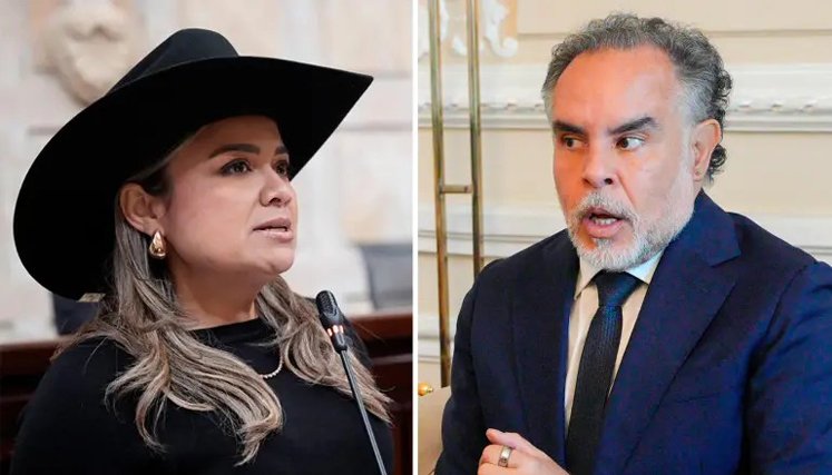 LINA GARRIDO Y ARMANDO BENEDETTI. 