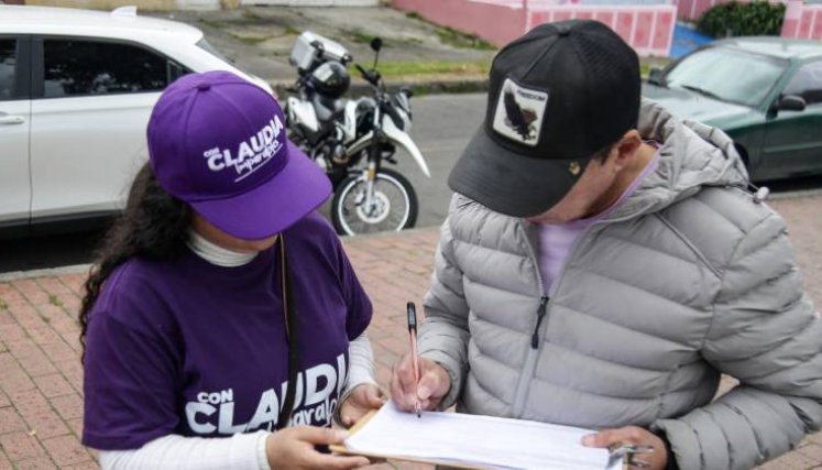 Las candidaturas por firmas siguen en aumento, a falta de cuatro meses de terminar el plazo./Foto Colprensa