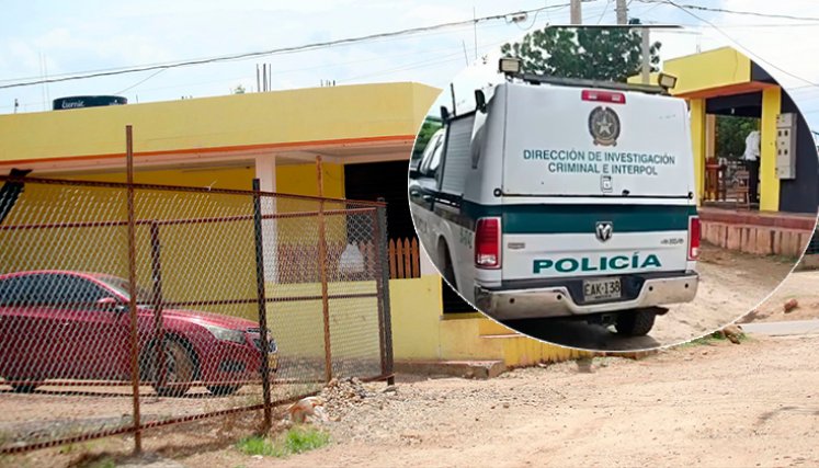 Uno de los sicarios también resultó herido, según vecinos. / Foto Carlos Ramírez- La Opinión y Cortesía