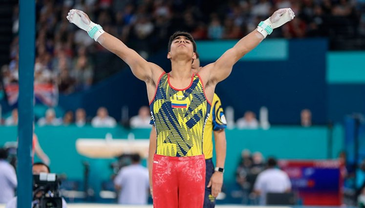 Ángel Barajas, gimnasia artística. 
