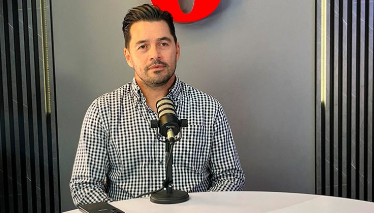 Nelson Flórez, DT del Cúcuta Deportivo. 