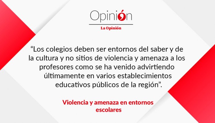 Violencia y amenaza en entornos escolares