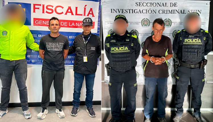Capturados. / Foto Cortesía