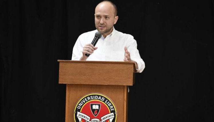 Rector de la Universidad Libre de Cúcuta, Diego Armando Yáñez/Foto cortesía