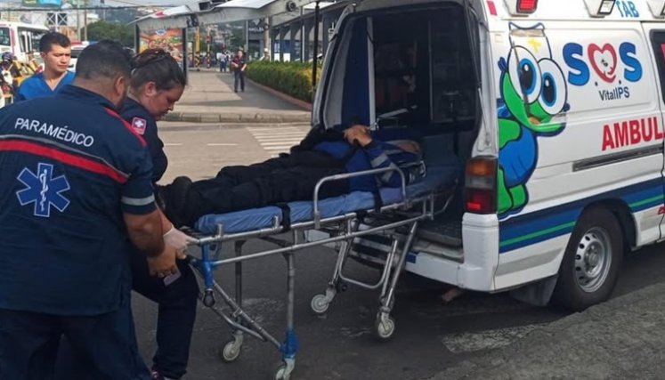 Alferez resulto herido 
