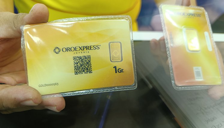 Lingotes de oro. / Foto Leonardo Favio Oliveros-La Opinión