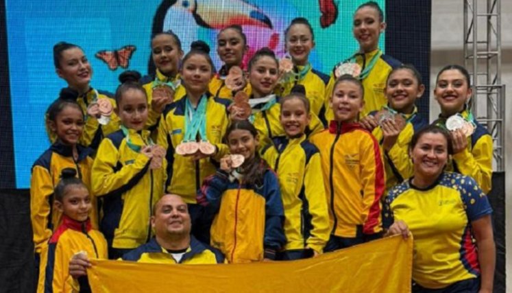 Las gimnastas de Norte se destacaron en Posadas, Argentina, en el Sudamericano de gimnasia.