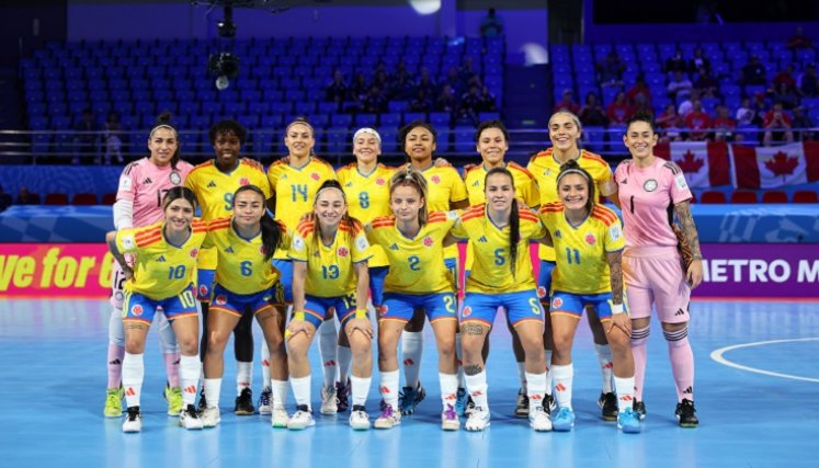 La selección femenina de Colombia futsal no tuvo una buena noche frente a las españolas.