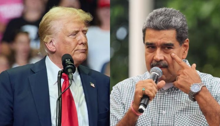 TRUMP Y MADURO / COLPRENSA 