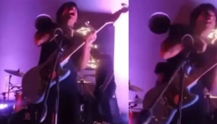 Cantante se electrocuta 