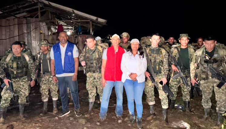 Soldados liberados. Foto: Mindefensa