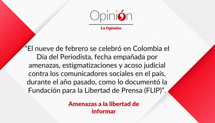 Amenazas a la libertad de informar