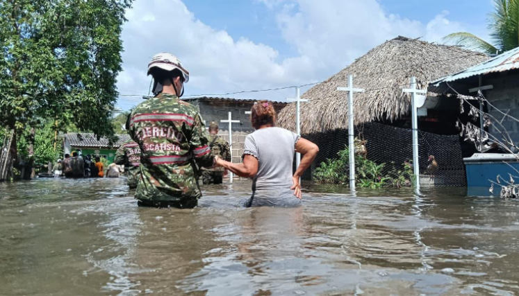 Inundaciones en Córdoba por ola invernal. 