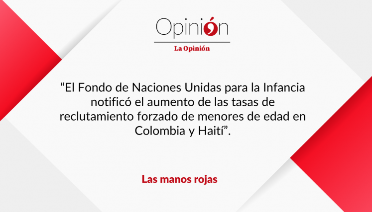 Las manos rojas