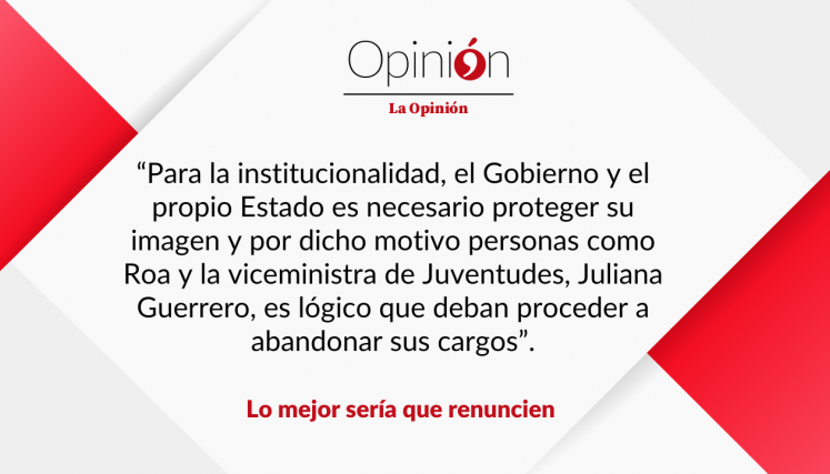 Lo mejor sería que renuncien