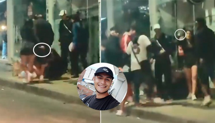 La pelea ocurrió en la Calle Real del centro de Pamplona y en un video quedó registrada. / Foto: cortesía