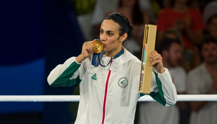 La boxeadora Argelina Imane Khelif, fue una de las deportistas polémicas en los Juegos de París 2024. 