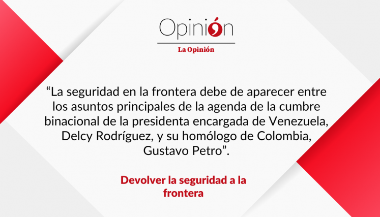 Devolver la seguridad a la frontera