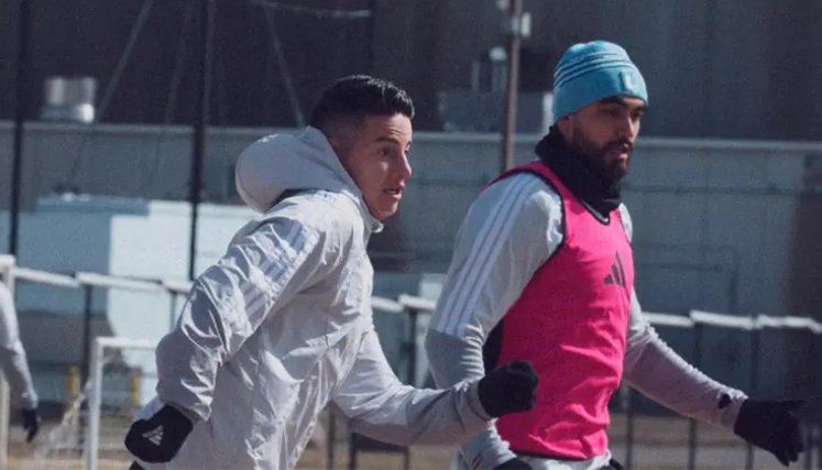James-entrenamiento