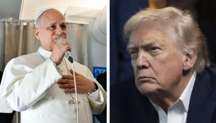 Papa Leon y Trump