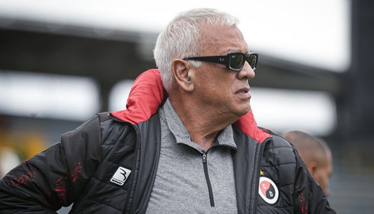 Richard Páez, técnico del Cúcuta Deportivo. 