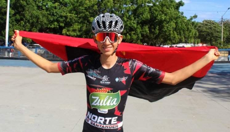 Jaider Alejandro Albarracín nueva promesa del patinaje nortesantandereano.