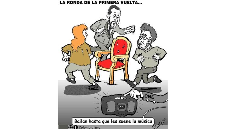 24 de mayo - Caricatura -La ronda de la primera vuelta