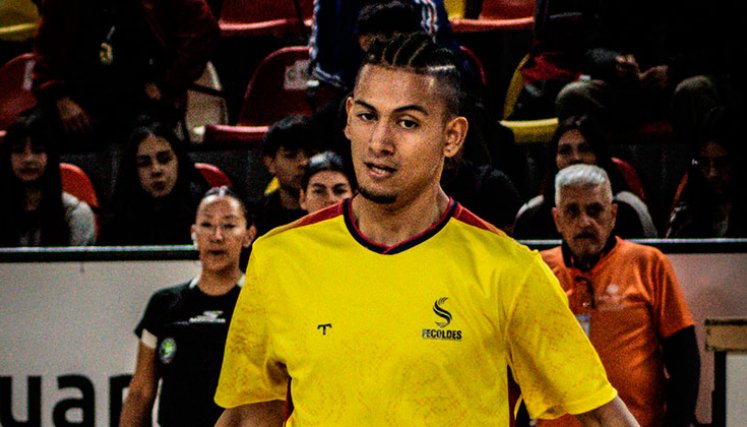 Daniel Villamizar,  jugador de Selección Colombia de futsal para sordos