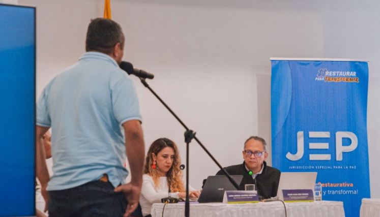 Magistrado Pedro Díaz, JEP.