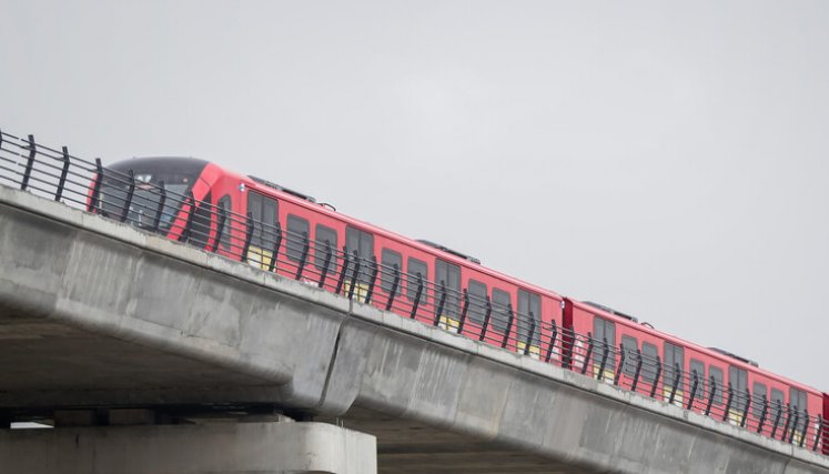Metro de Bogotá hizo su primera prueba con pasajeros