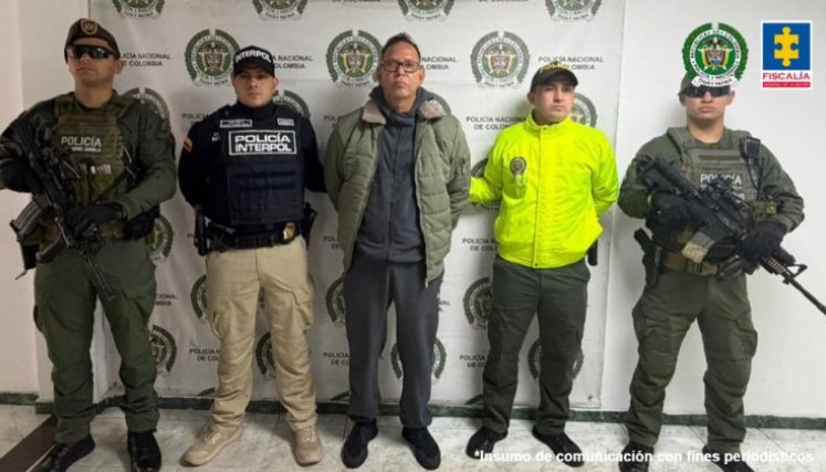 Narco neerlandés capturado en Bogotá