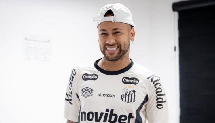 Neymar JR, Santos. Foto: Instagram santosfc