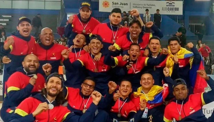 Selección Colombia de futsal para sordos. 