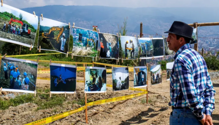 Víctimas del conflicto en Colombia. Foto: Julio César Herrera.