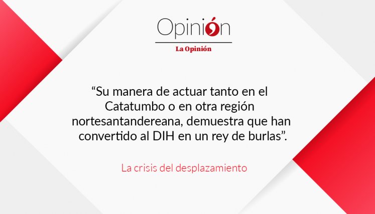 La crisis del desplazamiento