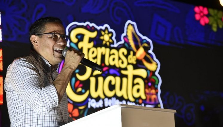 El alcalde Jorge Acevedo presidió el lanzamiento de las Ferias de Cúcuta/Foto: Cortesía