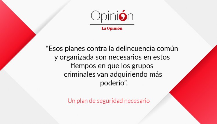 Un plan de seguridad necesario