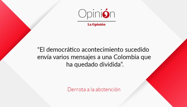 Derrota a la abstención
