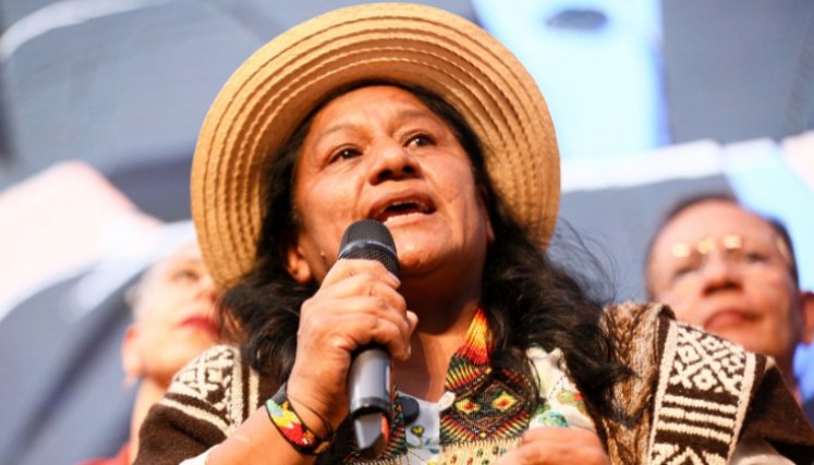 Aída Quilcué. Foto: Colprensa.