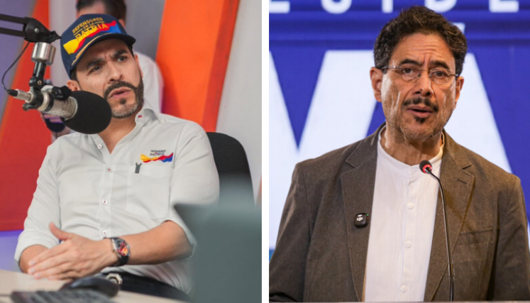 Abelardo de la Espriella e Ivan Cepeda. 