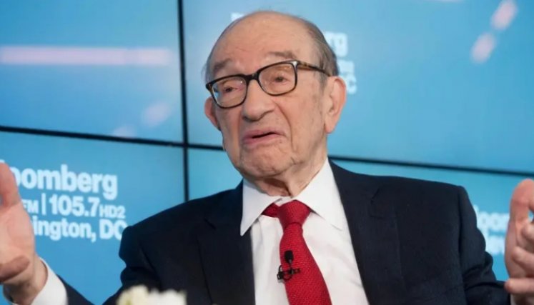 Alan Greenspan, histórico expresidente de la Reserva Federal de Estados Unidos. Foto: cortesía El Colombiano