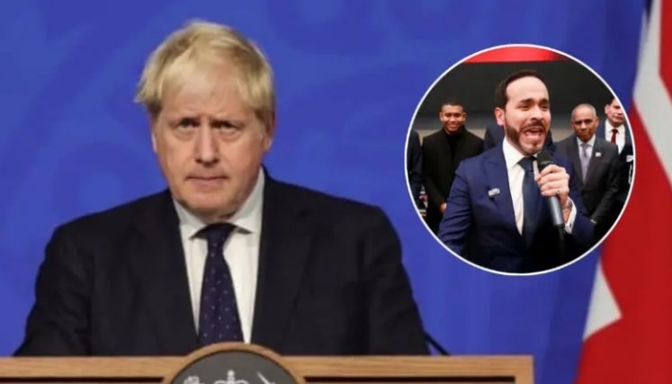 Boris Johnson apoya a De la Espriella. Fotos: IG @borisjohnsonuk y Colprensa. El Colombiano.
