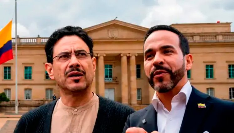 Abelardo de la Espriella e Ivan Cepeda. Foto Colprensa
