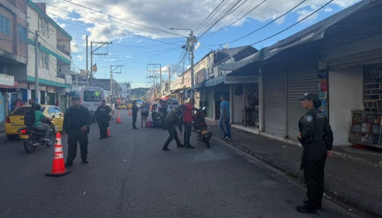 Controles de Policía Nacional en Cúcuta