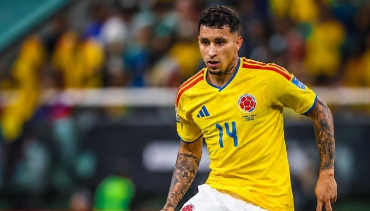 Gustavo Puerta, Selección Colombia. Foto: IG @gustavo_puerta_10