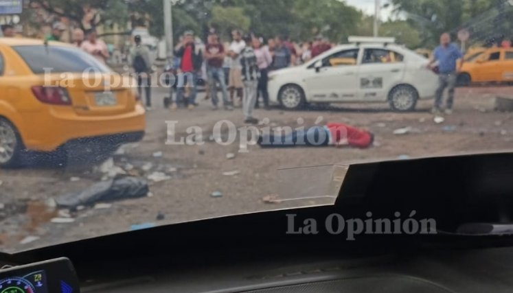 Hombre fue baleado en La Parada, Villa del Rosario: Foto: Cortesía.