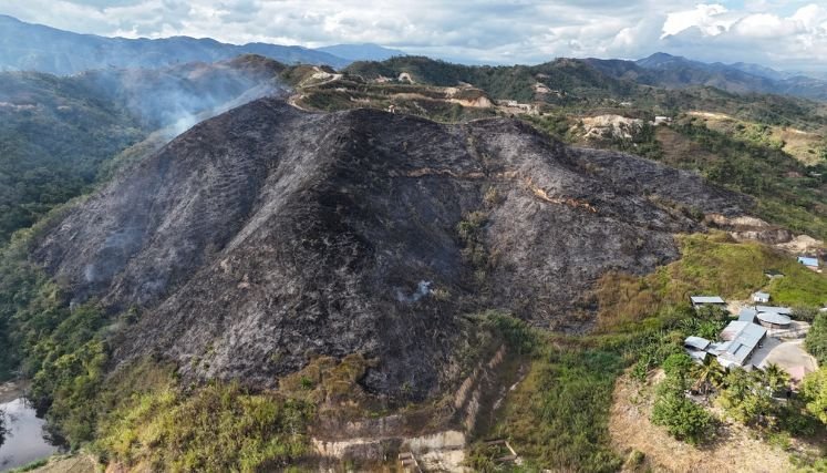 En la provincia de Ocaña se prenden las alarmas por los incendios forestales.