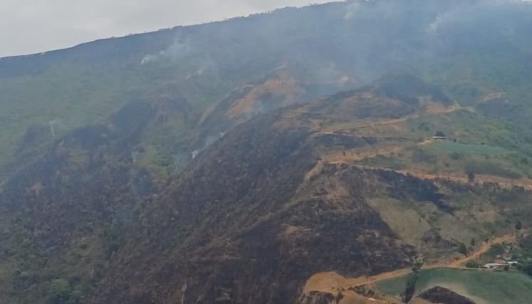 En la provincia de Ocaña se prenden las alarmas por los incendios forestales.