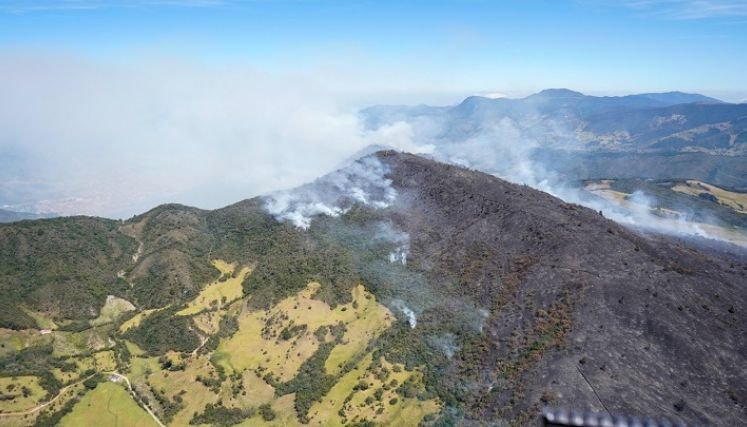 En la provincia de Ocaña se prenden las alarmas por los incendios forestales.