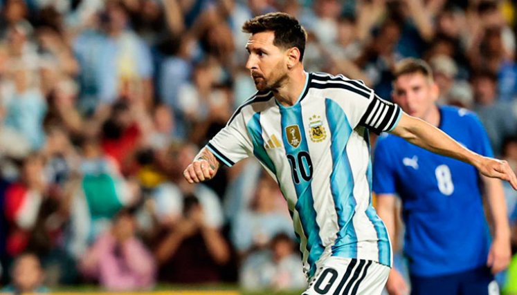 Lionel Messi, Selección Argentina. 